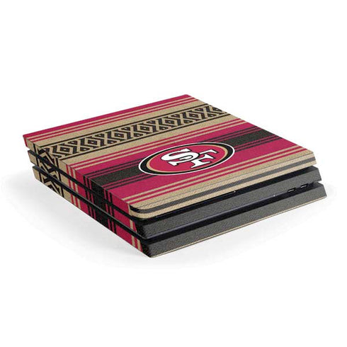 NFL San Francisco 49ers Trailblazer PS4 Pro Console Skin